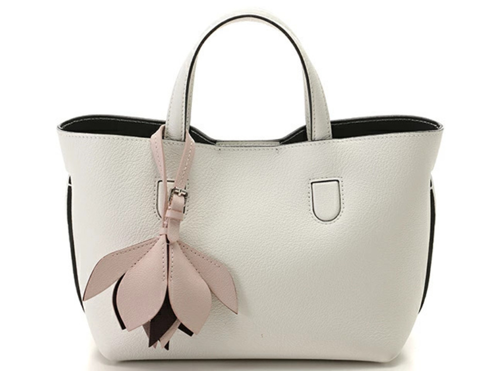 Christian Dior handbag Blossom white leather